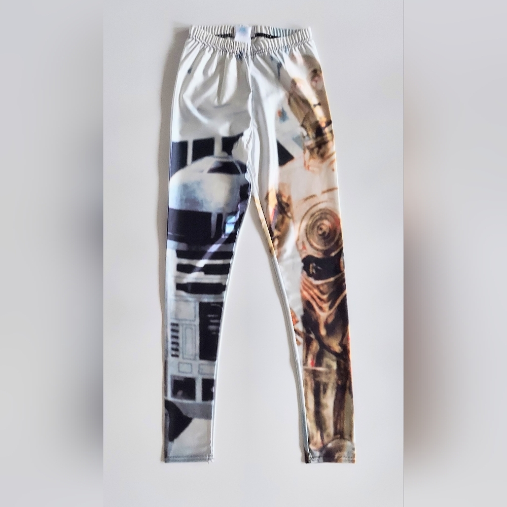 Lotus Star Wars Leggings R2D2 C-3P0 Size Small